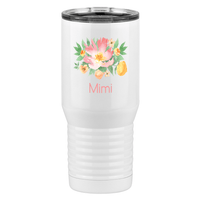 Thumbnail for Personalized Flowers Tall Travel Tumbler (20 oz) - Mimi - Right View