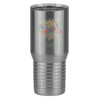 Thumbnail for Personalized Flowers Tall Travel Tumbler (20 oz) - Grams - Left View