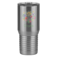 Thumbnail for Personalized Flowers Tall Travel Tumbler (20 oz) - Grams - Right View