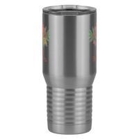 Thumbnail for Personalized Flowers Tall Travel Tumbler (20 oz) - Great Grandma - Front View