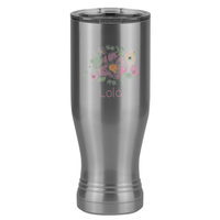 Thumbnail for Personalized Flowers Pilsner Tumbler (20 oz) - Lola - Right View