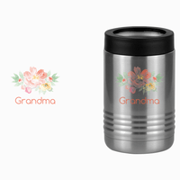 Thumbnail for Personalized Flowers Beverage Holder - Grandma - Design View