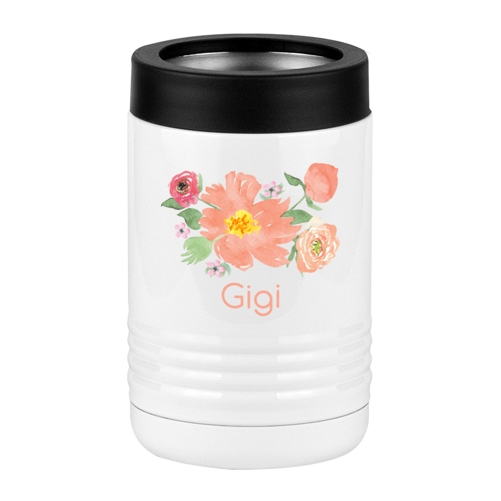 Personalized Flowers Beverage Holder - Gigi - Left View