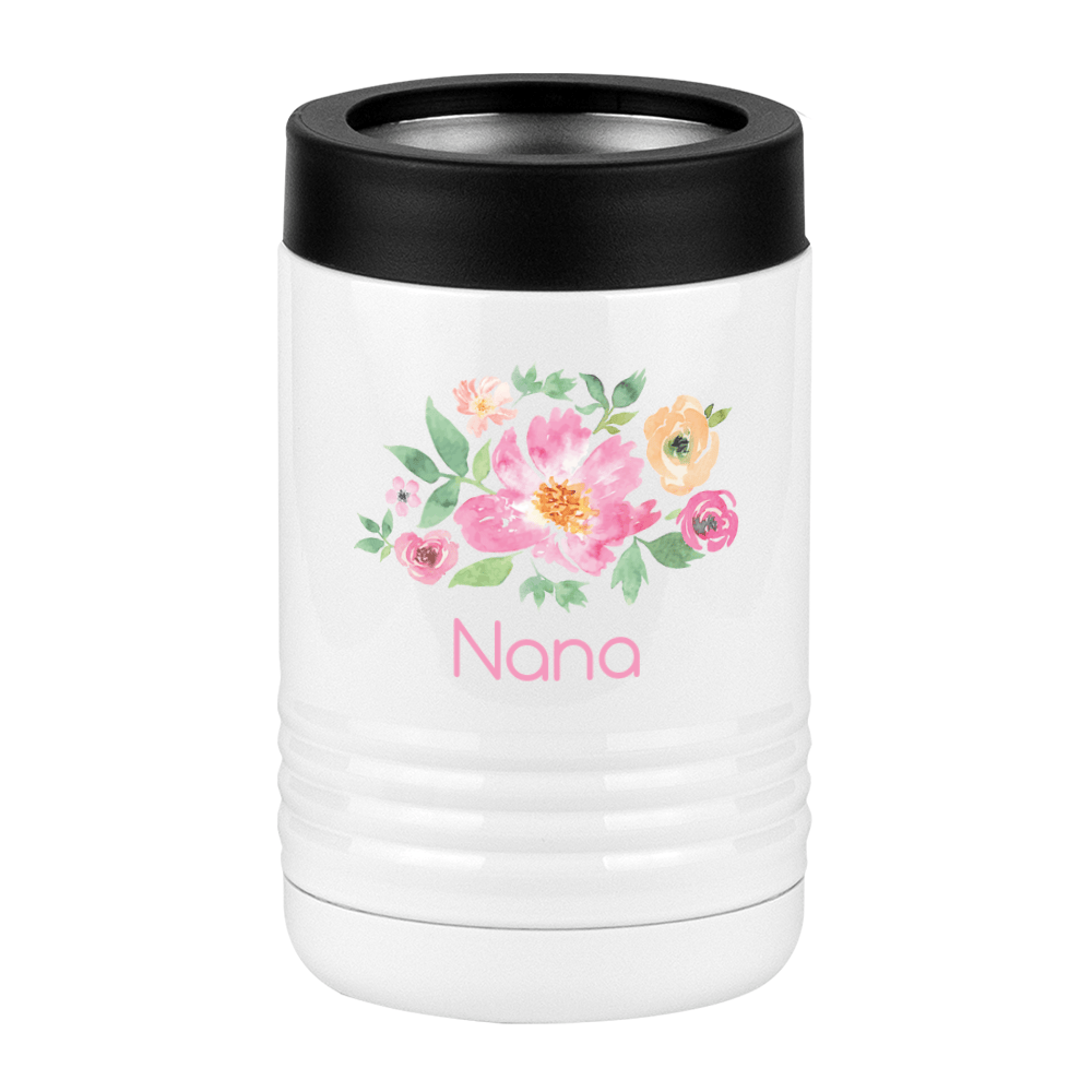 Personalized Flowers Beverage Holder - Nana - Left View