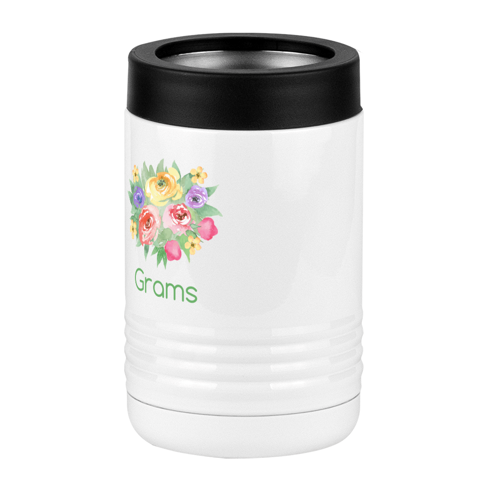 Personalized Flowers Beverage Holder - Grams - Front Left View