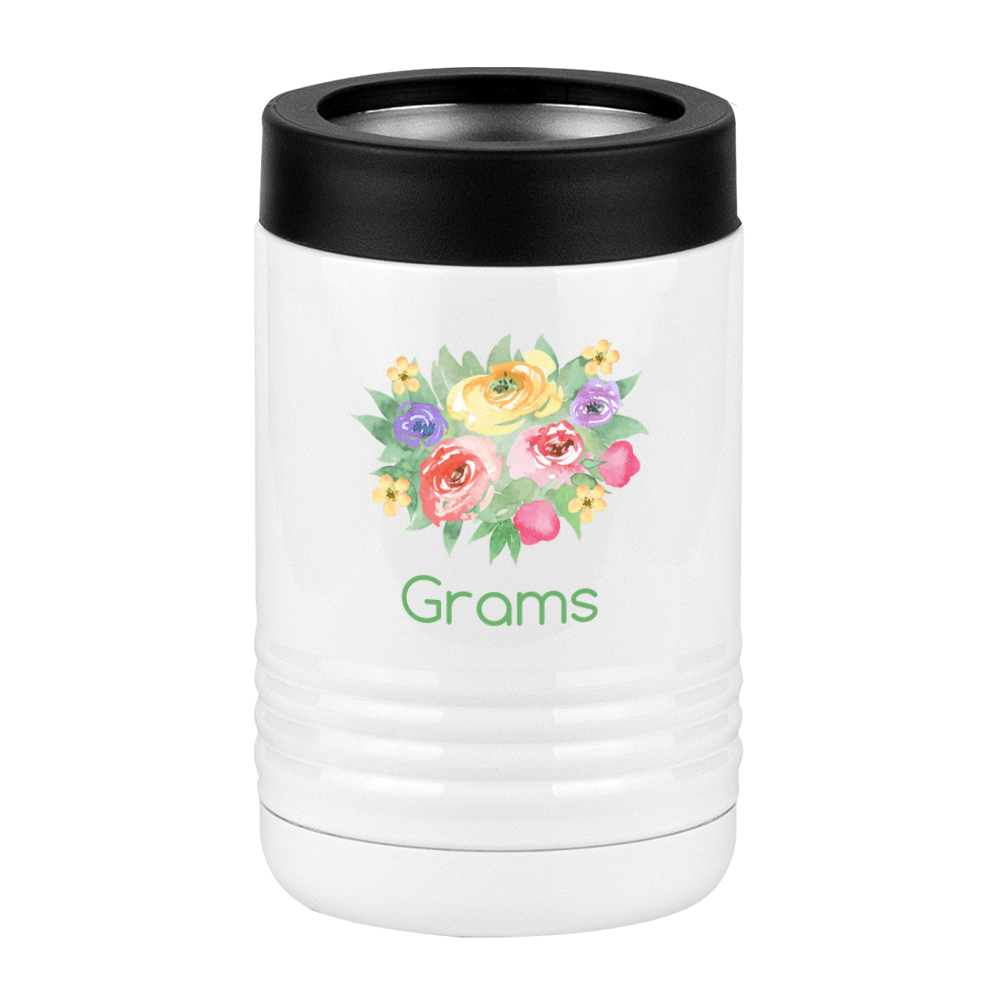 Personalized Flowers Beverage Holder - Grams - Left View