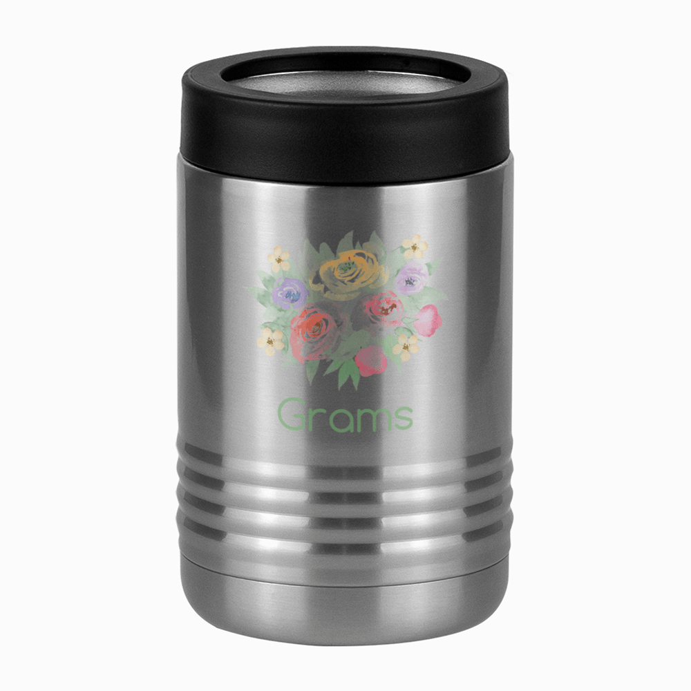 Personalized Flowers Beverage Holder - Grams - Left View