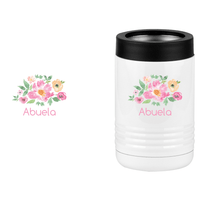 Thumbnail for Personalized Flowers Beverage Holder - Abuela - Design View