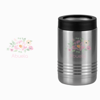 Thumbnail for Personalized Flowers Beverage Holder - Abuela - Design View