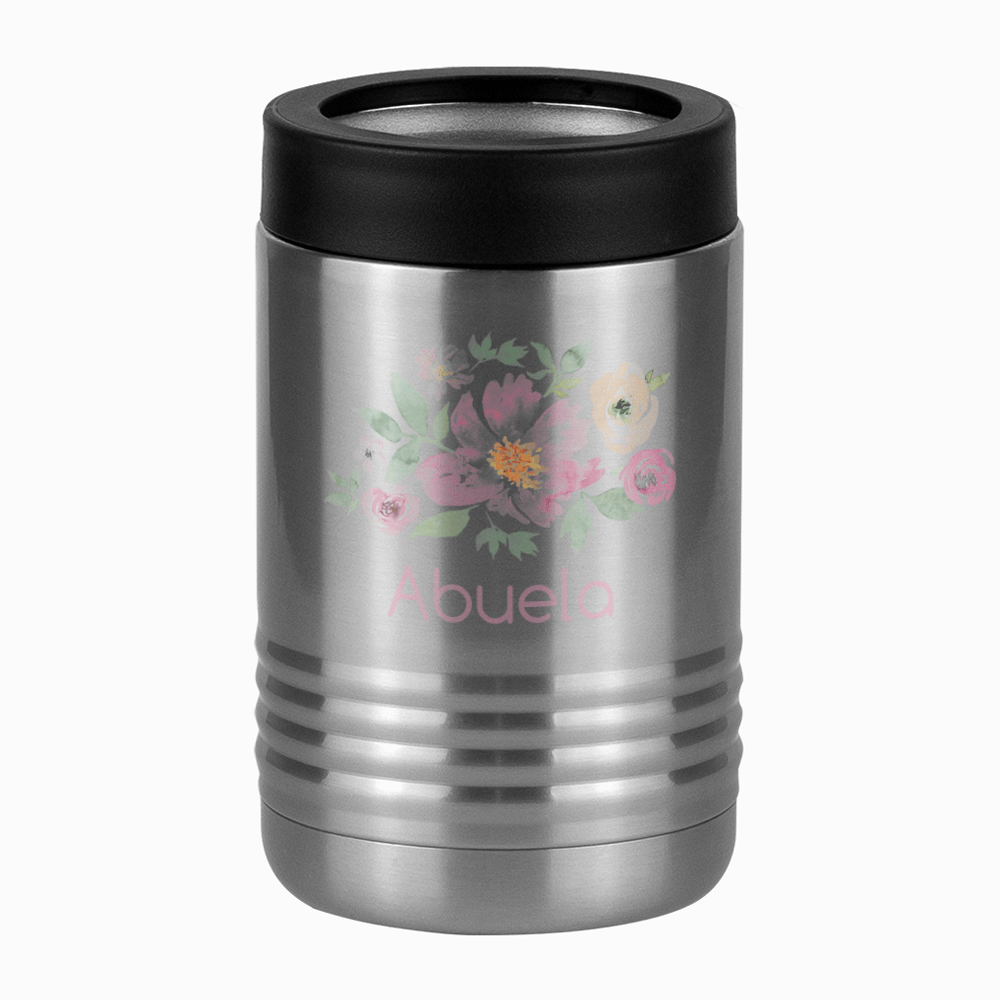 Personalized Flowers Beverage Holder - Abuela - Left View