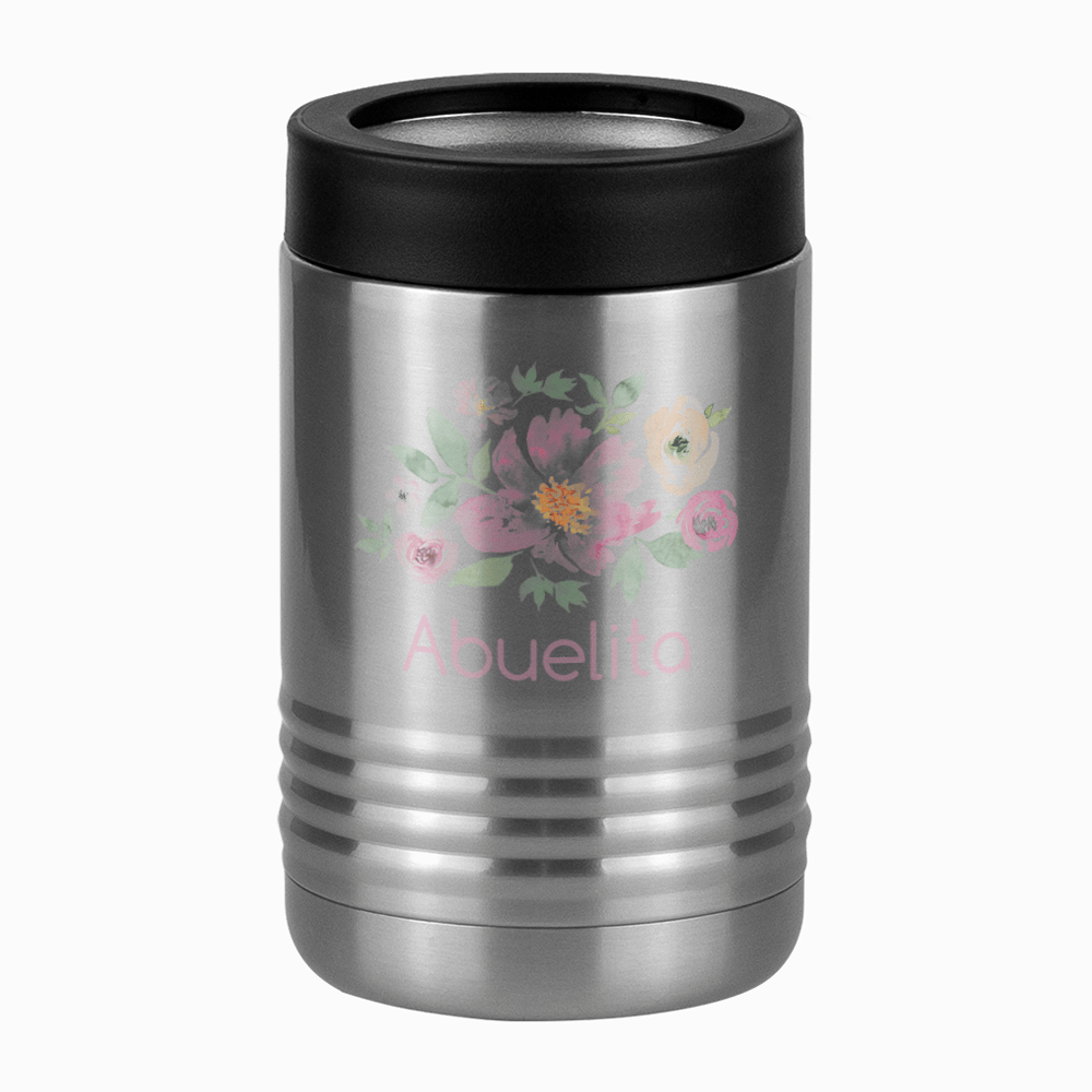 Personalized Flowers Beverage Holder - Abuelita - Left View