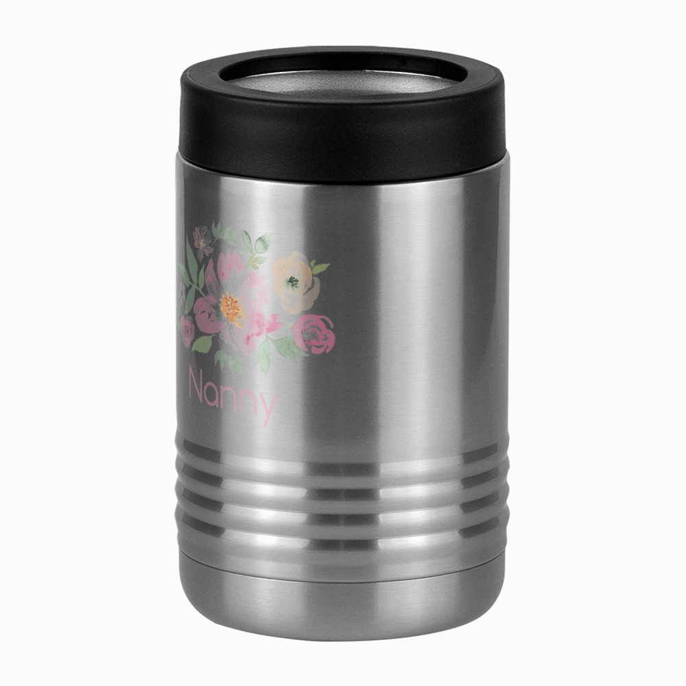 Personalized Flowers Beverage Holder - Nanny - Front Left View