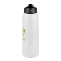 Thumbnail for Personalized Flowers Water Bottle (30 oz) - Grandma - Right View