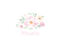 Thumbnail for Personalized Flowers Water Bottle (30 oz) - Abuela - Graphic View