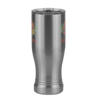 Thumbnail for Personalized Flowers Pilsner Tumbler (14 oz) - Grandma - Front View