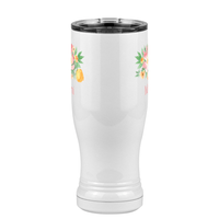 Thumbnail for Personalized Flowers Pilsner Tumbler (14 oz) - Mimi - Front View