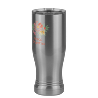 Thumbnail for Personalized Flowers Pilsner Tumbler (14 oz) - Great Grandma - Front Left View