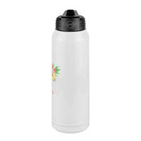 Thumbnail for Personalized Flowers Water Bottle (30 oz) - Great Grandma - Right View