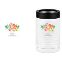 Thumbnail for Personalized Flowers Beverage Holder - Great Grandma - Design View