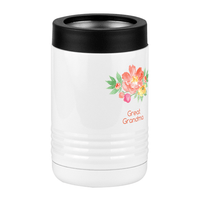 Thumbnail for Personalized Flowers Beverage Holder - Great Grandma - Front Right View
