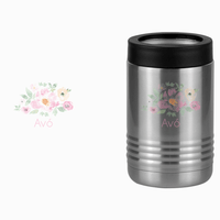 Thumbnail for Personalized Flowers Beverage Holder - Avó - Design View