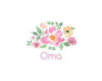 Thumbnail for Personalized Flowers Water Bottle (30 oz) - Oma - Graphic View