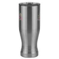 Thumbnail for Personalized Flowers Pilsner Tumbler (20 oz) - Avó - Front View