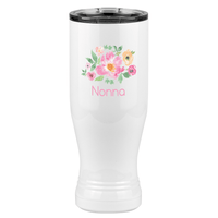 Thumbnail for Personalized Flowers Pilsner Tumbler (20 oz) - Nonna - Left View