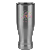 Thumbnail for Personalized Flowers Pilsner Tumbler (20 oz) - Nonna - Right View