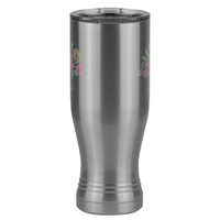 Thumbnail for Personalized Flowers Pilsner Tumbler (20 oz) - Oma - Front View