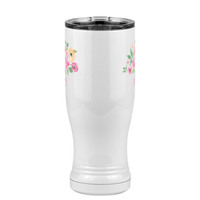 Thumbnail for Personalized Flowers Pilsner Tumbler (14 oz) - Avó - Front View