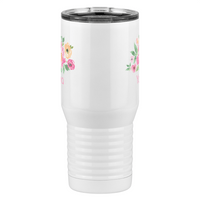 Thumbnail for Personalized Flowers Tall Travel Tumbler (20 oz) - Yaya - Front View