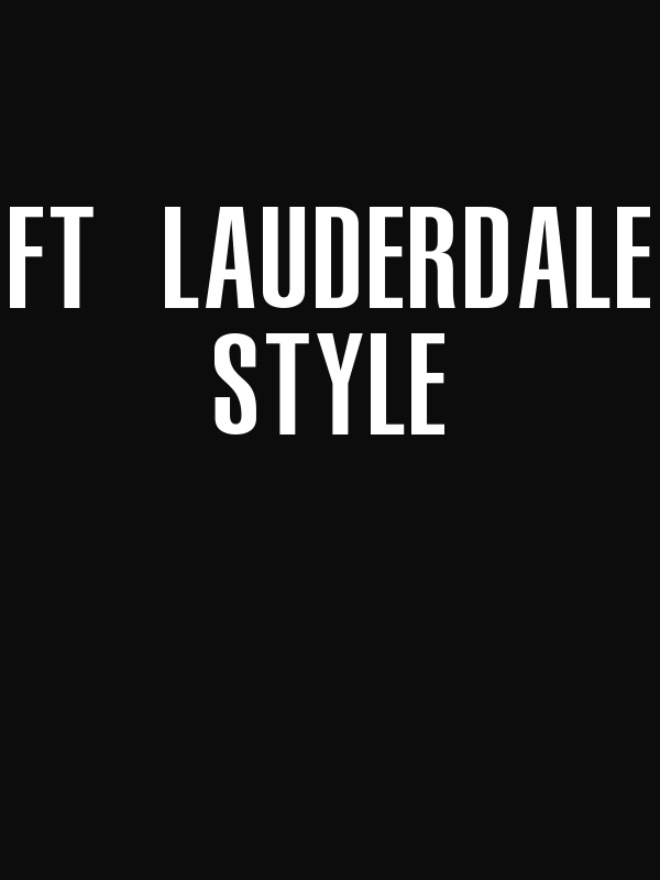 Fort Lauderdale Style T-Shirt - Black - Decorate View