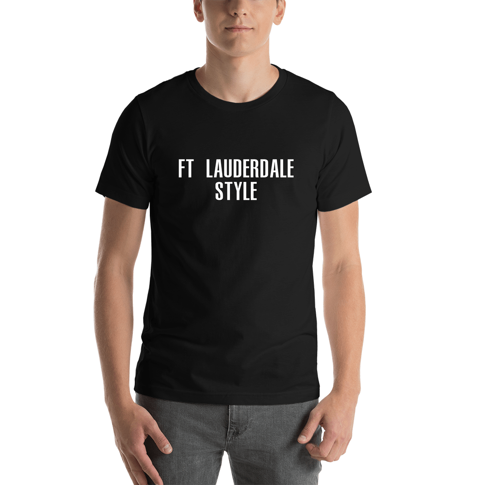 Fort Lauderdale Style T-Shirt - Black - Shirt View