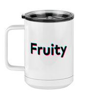 Thumbnail for Fruity Coffee Mug Tumbler with Handle (15 oz) - TikTok Trends - Left View