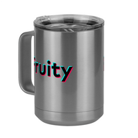Thumbnail for Fruity Coffee Mug Tumbler with Handle (15 oz) - TikTok Trends - Front Left View