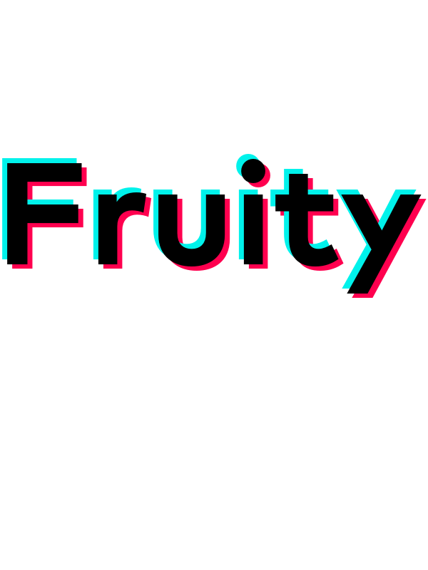 Fruity T-Shirt - White - TikTok Trends - Decorate View