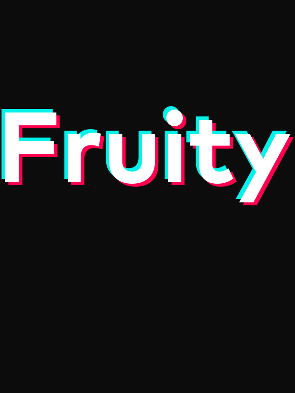 Fruity T-Shirt - Black - TikTok Trends - Decorate View
