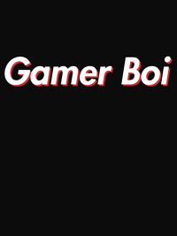 Thumbnail for Gamer Boi T-Shirt - Black - Decorate View