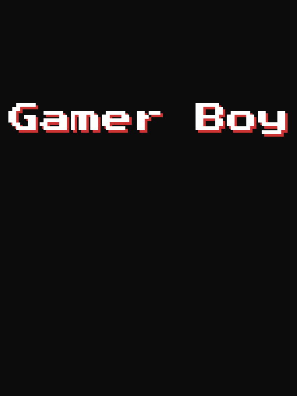Gamer Boy T-Shirt - Black - Decorate View