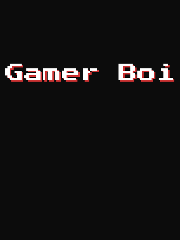 Gamer Boi T-Shirt - Black - Decorate View