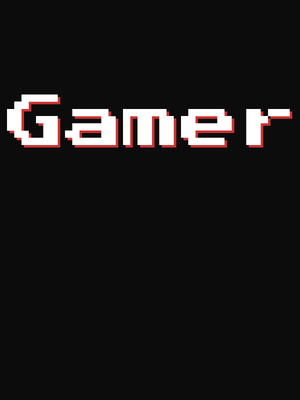 Gamer T-Shirt - Black - Decorate View