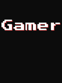 Thumbnail for Gamer T-Shirt - Black - Decorate View
