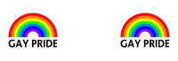 Thumbnail for Personalized Gay Pride Rainbow Coffee Mug Tumbler with Handle (15 oz) - Graphic View