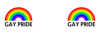 Thumbnail for Personalized Gay Pride Rainbow Coffee Mug Tumbler with Handle (15 oz) - Graphic View