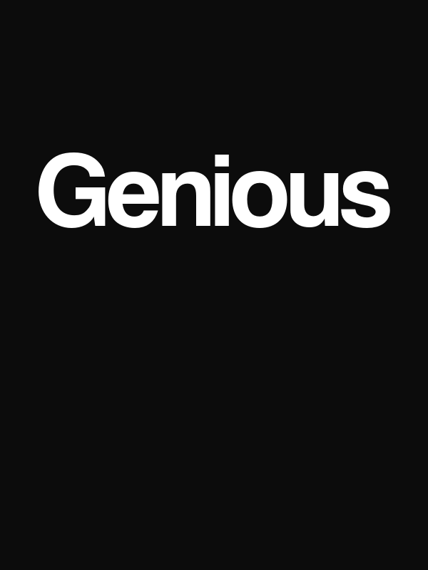Genious T-Shirt - Black - Decorate View