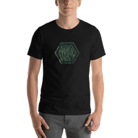Thumbnail for Geometric Forest T-Shirt - Black - Shirt View