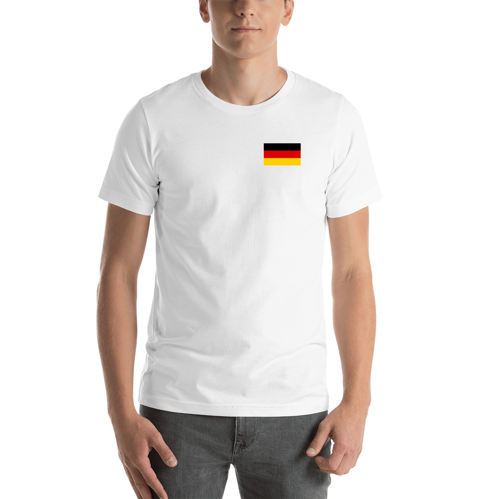 Germany Flag T-Shirt - White - Shirt View