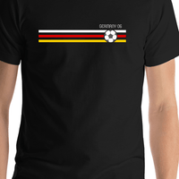 Thumbnail for Personalized Germany 2006 World Cup Soccer T-Shirt - Black - Shirt Close-Up View