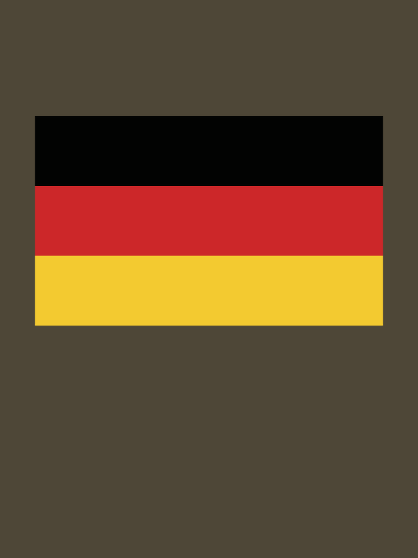 Germany Flag T-Shirt - Brown - Decorate View